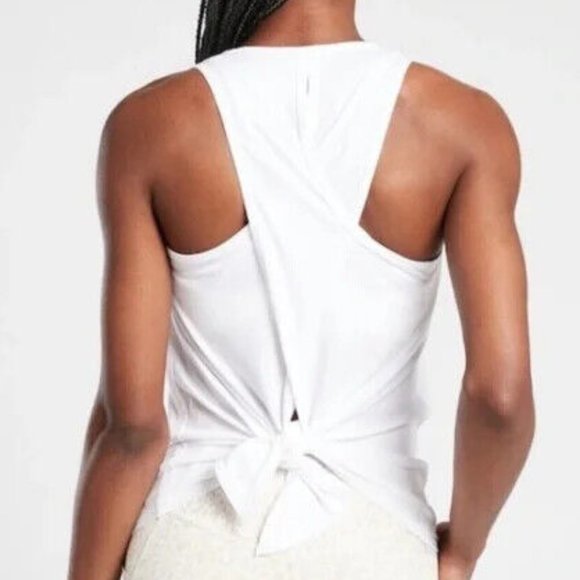 NWT Athleta Essence Tie Back Tank - Picture 2 of 2